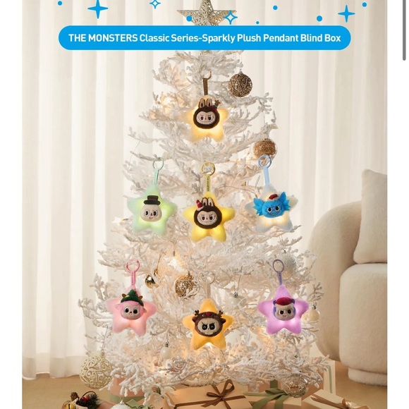 THE MONSTERS Classic Series-Sparkly Plush Pendant Blind Box - Picture 2 of 2